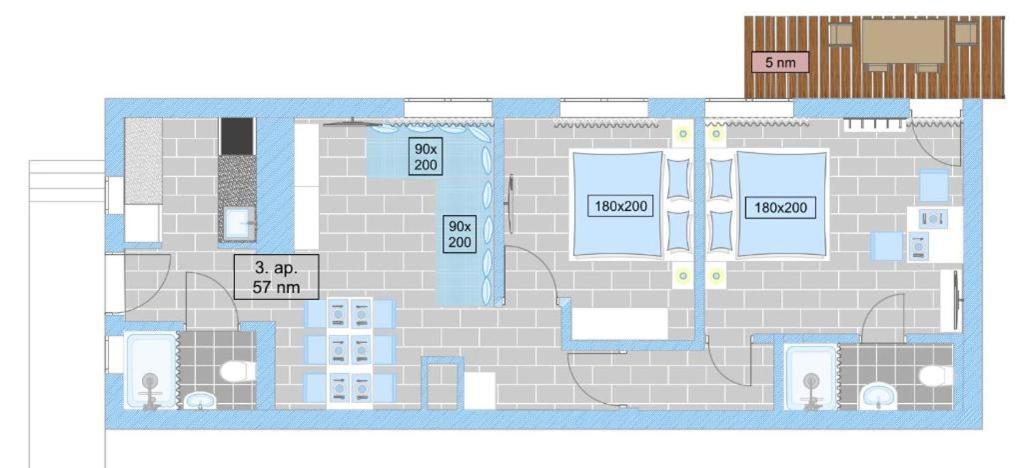 Topart Apartman I بالاتونفينيفيس المظهر الخارجي الصورة
